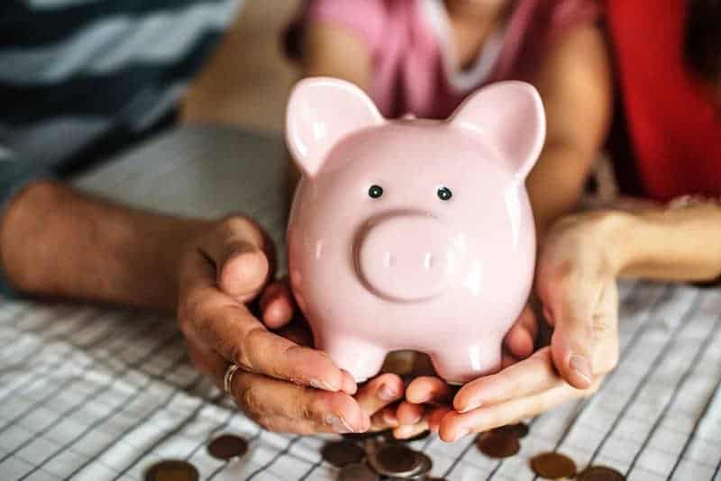 Emergency Fund_ Person Holding a Piggy Bank