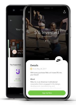 acorns app dashboard