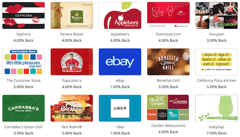 SB Buy Gift Cards