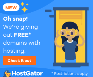 hostgator free domain promo