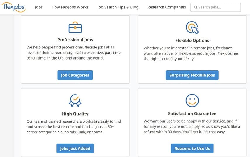 How FlexJobs works