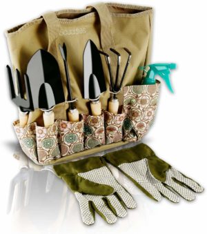 Garden Tool Set with Organizer
