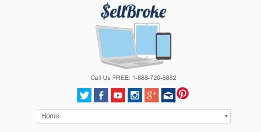 SellBroke homepage