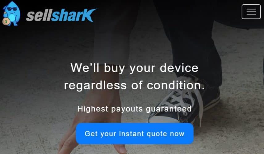 SellShark homepage