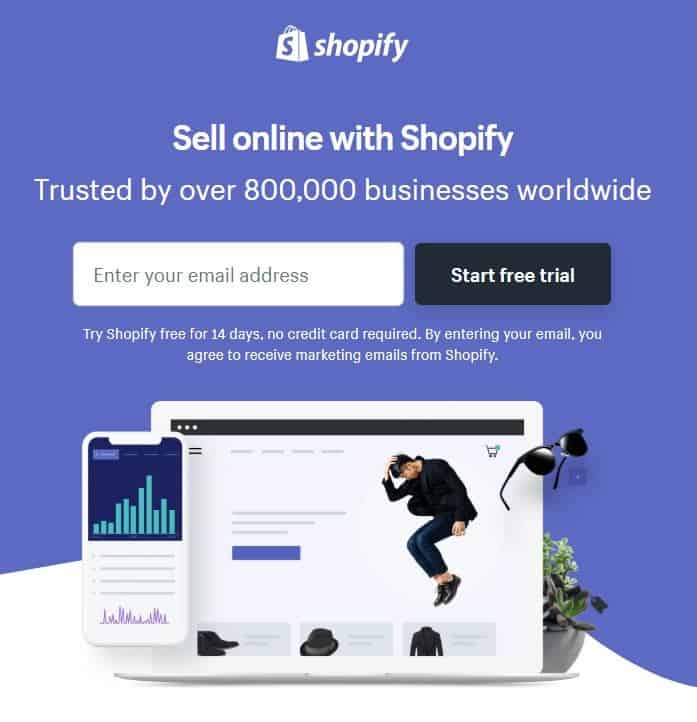 shopify online selling