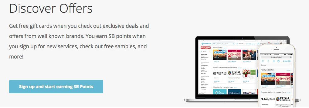 earn SB points with exclusive deals 